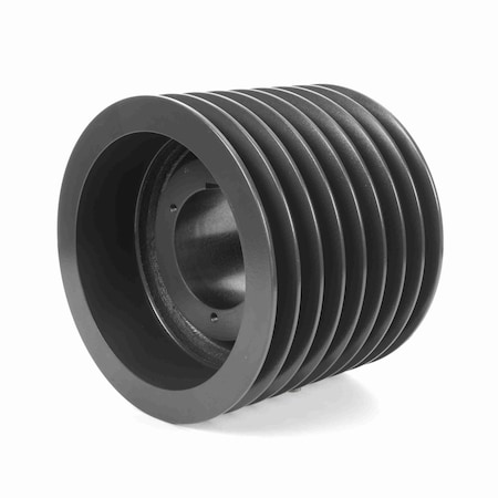 Browning 8 Groove Cast Iron Bushed Bore Multiple Sheave, 8C100R 8C100R